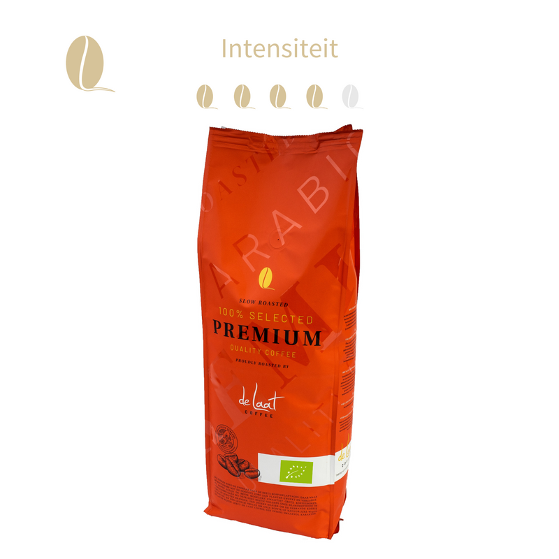 Biologische koffiebonen (zak 1 kg)